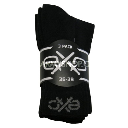 eXc ponožky eXc Base Pack 3ks/balení 36-39 silnější ponožky