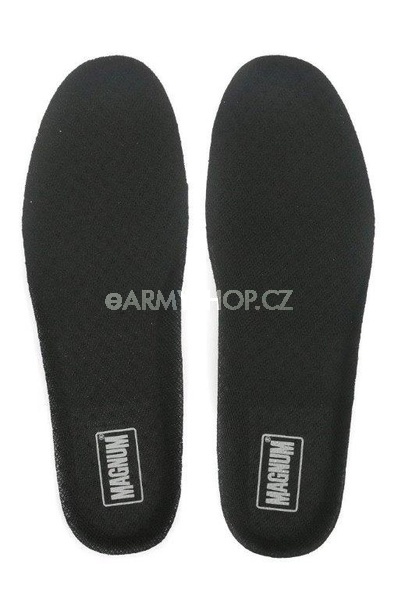 Magnum vložky do bot Magnum 3-4 vložky do bot MAGNUM  zvyšují životnost a pohodlnost veškeré taktické a outdoorové obuvi vložky jsou vyrobené z pěny