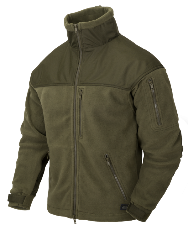 Helikon bunda fleece HELIKON Classic Army oliva XXL fleecová bunda Classic Army je vyrobena z jemného a silného materiálu