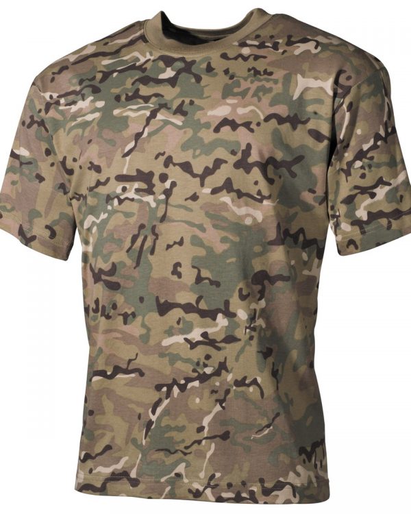 MFH tričko pánské multicam camo XXXL tričko pánské - multicam camo materiál: 100% bavlna