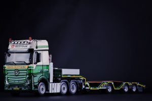 IMC Models model MB Actros 6x2+Nooteboom OSDS 3xle Westdijk kovový sběratelský model v měřítku 1:50 výrobce IMC models