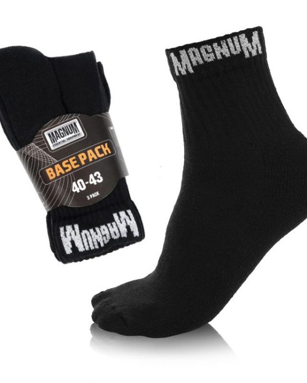 Magnum ponožky Magnum Base Pack 3ks/balení 44-47 ponožky Magnum Base Pack 3ks/balení   ponožky vhodné pro obuv MAGNUM  silnější ponožky