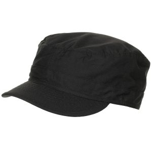 MFH čepice polní R/S černá XXL čepice polní černá "ripstop"   populární vojenská čepice BDU střihu známá jako Ranger cap nebo Patrol cap materiál: 100% bavlna "ripstop"