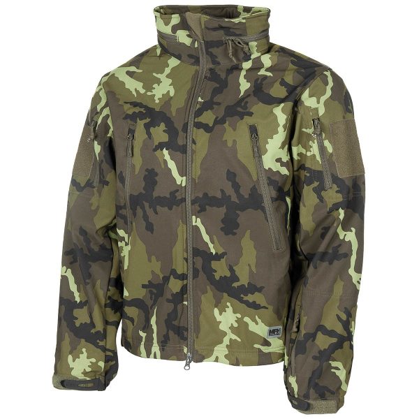 MFH bunda softshell Scorpion vz.95 XL MFH bunda softshell Scorpion vz.95 XL Velmi dobře propracovaná softshelová maskovaná bunda je vyrobena z velmi odolného materiálu SHIELD+ s teflonovou úpravou a je vybavena kvalitními YKK zipy. Softshell bunda Scorpion v maskovacím vzoru AČR 95. Velmi dobře propracovaná softshellová maskovaná bunda je vyrobená z velmi odolného materiálu SHIELD+ s teflonovou úpravou a je vybavena kvalitními YKK zipy. nepromokavá