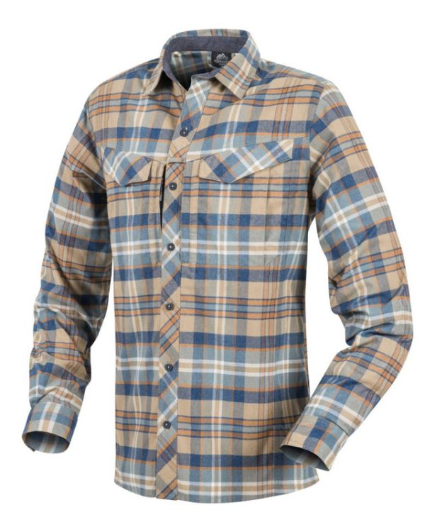 Helikon košile Helikon Defender Mk2 Pilgrim Shirt-Ginger Plaid XXL Ani při relaxaci v přírodě nebo dokonce boji o přežití se nemusíte vzdát pohodlného oblečení. Košile Helikon Defender Mk2 Pilgrim Shirt® s anatomickým střihem je navržena tak