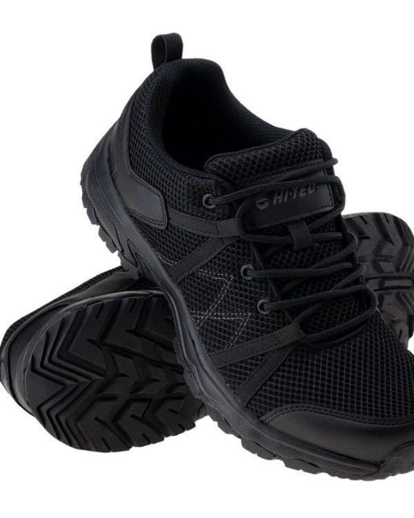 boty Hi-tec RAVAN 7 Ravan  Nízké turistické boty. Drážky v podrážce zaručují stabilizaci a dobrou přilnavost. Kvalitní síťovina poskytuje chodidlům volné proudění vzduchu. Pěna stélky umožňuje noze pohodlně odpočívat uvnitř obuvi.  Obuv využívá technologie a materiály HI-TEC:   EVA FOAM - pěna EVA se dokonale přizpůsobí noze. Je lehká a pružná