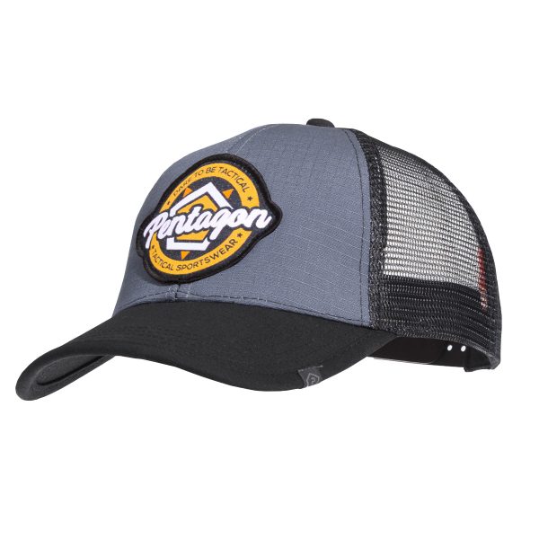 Pentagon kšiltovka Pentagon Trucker Wolf grey Lehká síťovaná čepice s logem značky PENTAGON. Na výrobu čepice byl použit rip-stop materiál v poměru 65% polyester