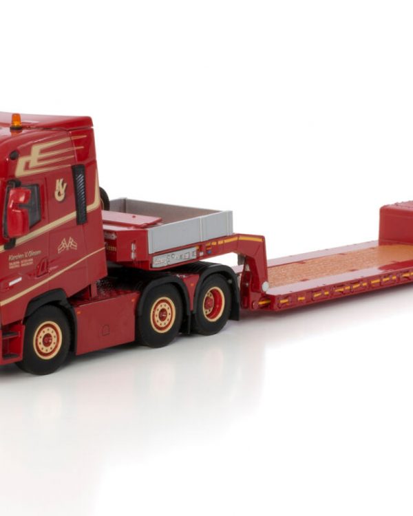 WSI Models model Renault T 6x2 + Noteboom Euro PX 2 axle KARSTEN OLESEN kovový sběratelský model v měřítku 1:50 výrobce WSI models