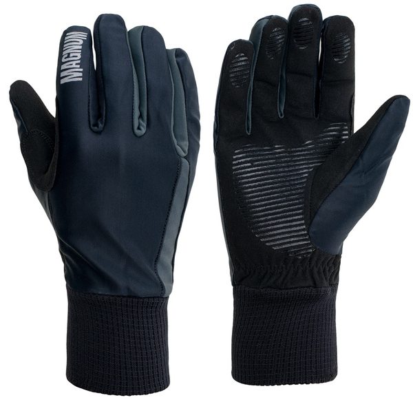 Magnum rukavice Magnum OWL black/gray XXL technické rukavice panely se silikonovými výtisky prodyšná a větru odolná materiál: 100% polyester