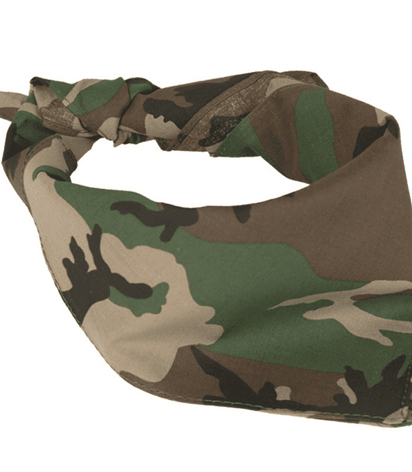 MFH šátek maskovaný malý woodland šátek maskovaný malý   šátek maskovaný malý materiál: 100% bavlna rozměry: 53