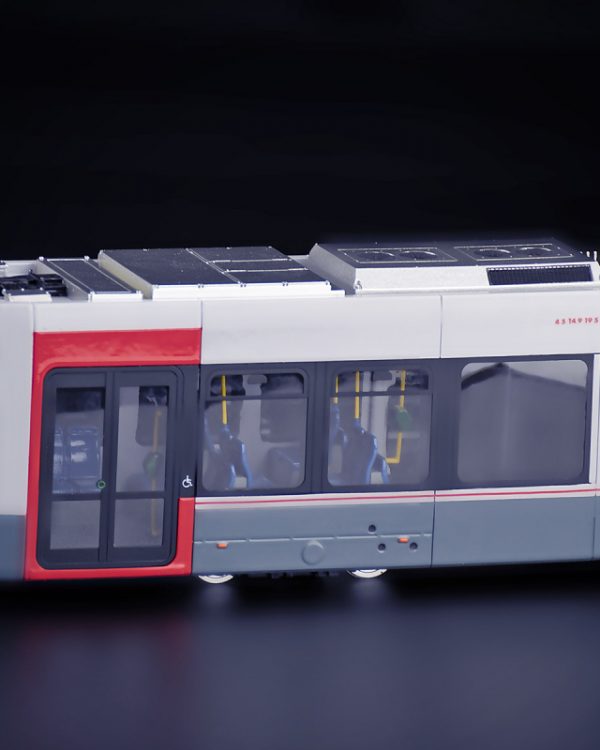 IMC Models model tramvaj se zvedacími bloky resinový sběratelský model v měřítku 1:50 výrobce IMC models