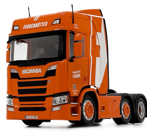 MarGe Models model Scania R500 6x2 Fehrenkotter sběratelský model v měřítku 1:32 výrobce: MarGe Models materiál: kov/plast