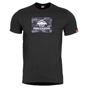 Pentagon tričko pánské Pentagon Ageron black XXXL pohodlný střih materiál bez zápachu rychleschnoucí gramáž: 165g/m2  100% prstenově předená bavlna
