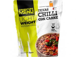 Adventure Menu Chilli con Carne 157 g (600 g finálního jídla) Užívej si na cestách minimim váhy a maximum chuti ✅  Kuchaři od základu poctivě uvařené jídlo ze 100% přírodních surovin