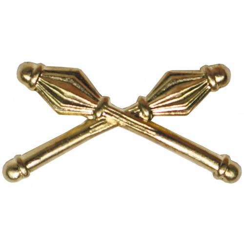 Originál AČR odznak - palcát zlatý Palcáty-zkřížené palcáty z tombakového plechu