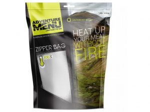 Adventure Menu Zipper Bag Představujeme zcela nové a výkonnější samoohřevy pro jídla AdventureMenu!     Užij si nejvyšší možný komfort na cestách. Od teď už nemusíš všude tahat vařič