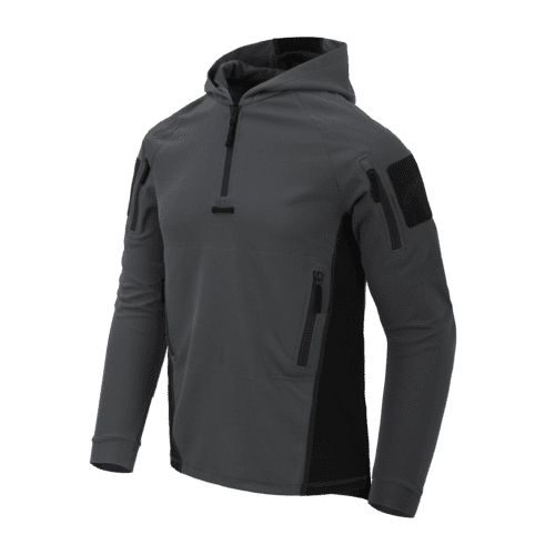 Helikon mikina Helikon Range Hoodie Shadow Grey/Black XXL Pohodlná mikina určená pro střelce vyrobená z materiálu TOPCOOL