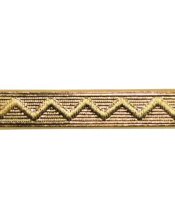 Originál AČR odznak pásky zlatový rovný 10x55 pásky  Kovové pásky slouží k označení příslušnosti k vojenské škole a ročníku.
