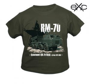 eXc tričko EXC dětské RM-70 146 Limited Edition: Military Vehicles materiál: 100% bavlna Prát a žehlit po rubu! nové zboží
