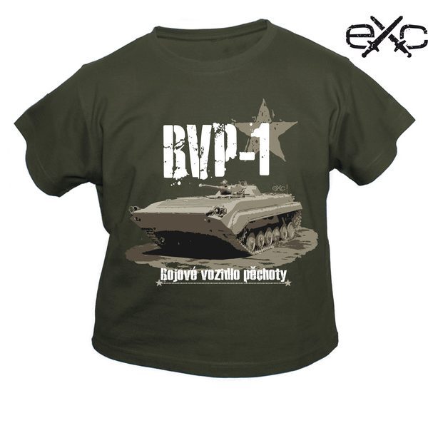 eXc tričko EXC dětské BVP 1 146 Limited Edition: Military Vehicles  materiál: 100% bavlna  Prát a žehlit po rubu!  nové zboží