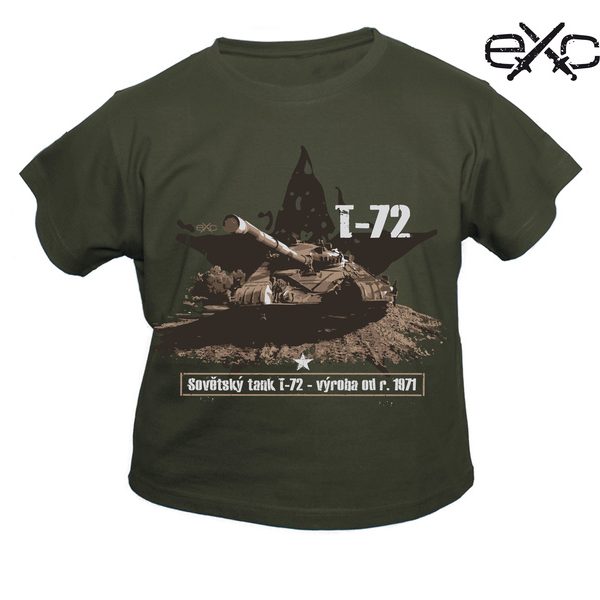 eXc tričko EXC dětské T-72 146 Limited Edition: Military Vehicles materiál: 100% bavlna Prát a žehlit po rubu! nové zboží
