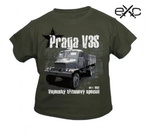 eXc tričko EXC dětské V3S 146 Limited Edition: Military Vehicles materiál: 100% bavlna Prát a žehlit po rubu! nové zboží