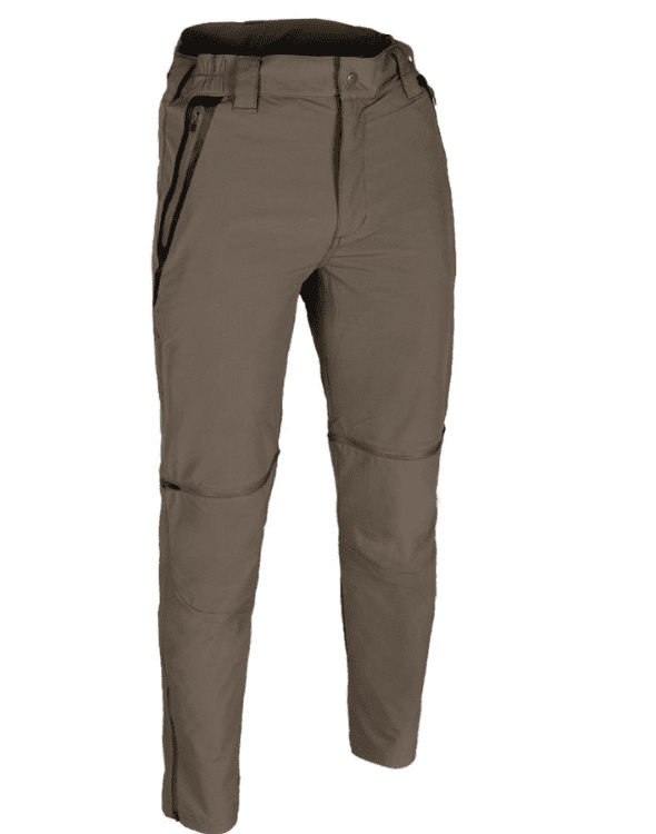 Mil-Tec kalhoty Performance green XXXL ohodlné trekové kalhoty slim střihu s možností rychlého odepnutí nohavic. Jsou vyrobené z elastického a prodyšného materiálu