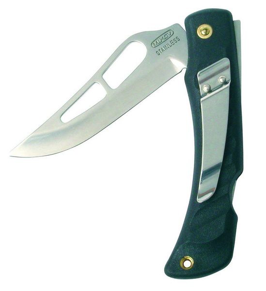 Mikov nůž zavírací se sponou 243-NH-1 Kapesní zavírací nůž CROCODILE 243-NH-1/A SPONA s nejpoužívanější pojistkou čepele Backlock je skvělý kapesní nůž na každodenní nošení. Příkladem využití může být táboření