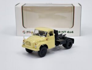 model Tatra T138 NT 4x4 tahač-žlutá Modimio Kovový model nákladního vozu Tatra 138 NT