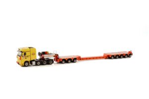 WSI Models model MB Actros MP5 8X4+Intercombi kovový sběratelský model v měřítku 1:50 výrobce WSI models
