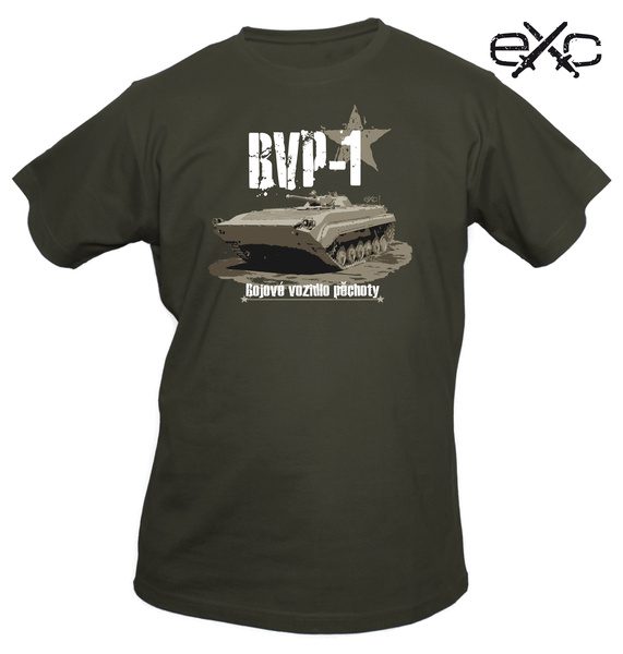 eXc tričko eXc - BVP-1 XXL kvalitní tričko s motivem armádní techniky   Limited Edition: Military Vehicles materiál: 100% bavlna Prát a žehlit po rubu! nové zboží