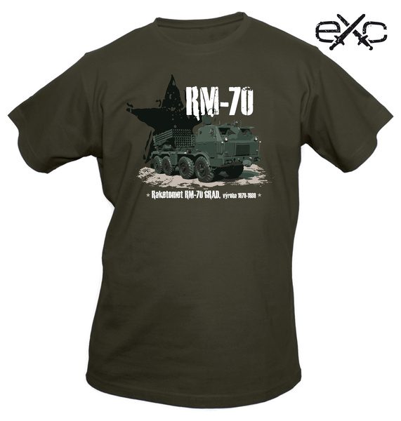 eXc tričko eXc - RM-70 XXL kvalitní tričko s motivem armádní techniky   Limited Edition: Military Vehicles materiál: 100% bavlna Prát a žehlit po rubu! nové zboží