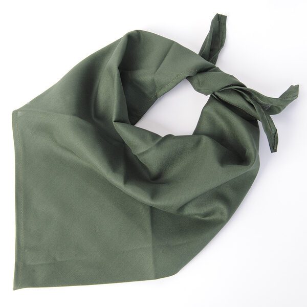 Originál AČR šátek zelený Trojúhelníkový šátek používaný Armádou ČR  Váže se na hlavu pro odsání potu