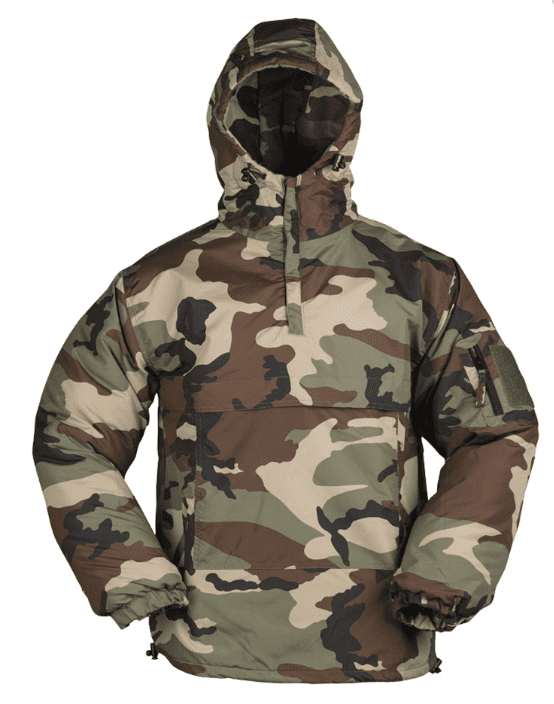 Mil-Tec bunda Combat anorak zimní woodland XXXL větruvzdorná bunda