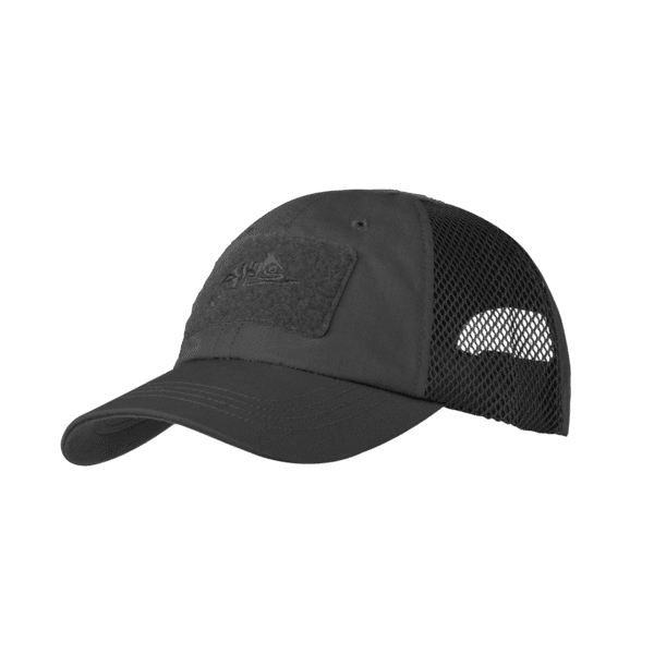Helikon kšiltovka taktická HELIKON Vent black čepice taktická Vent se dvěma mřížkovými panely pro lepší prodyšnost