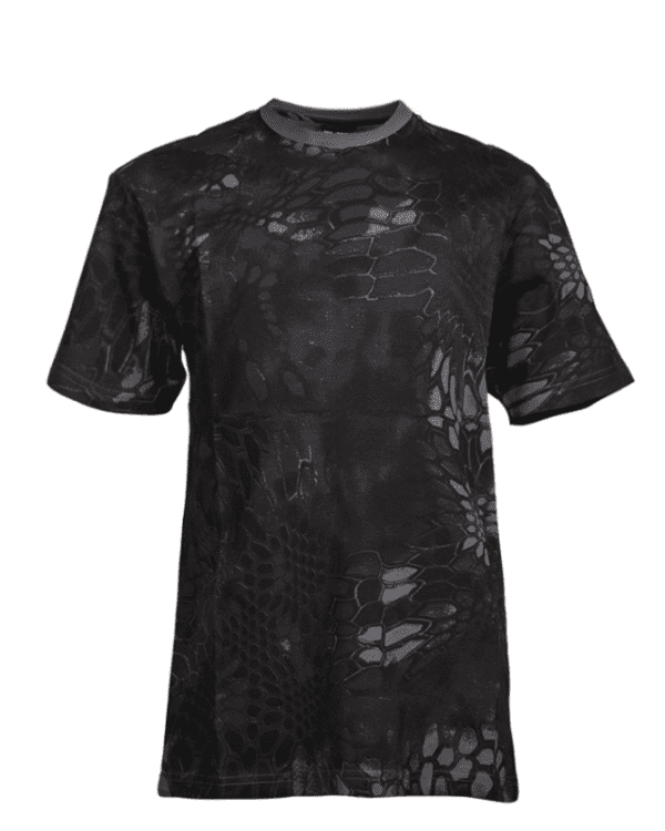 Mil-Tec tričko dětské Mandra Night XL tričko maskované dětské Mandra Night kulatý výstřih dvojitý šev na rukávech a dolním lemu elastický vroubkovaný límeček materiál: 100 % bavlna (140-145 g/m2) nové zboží