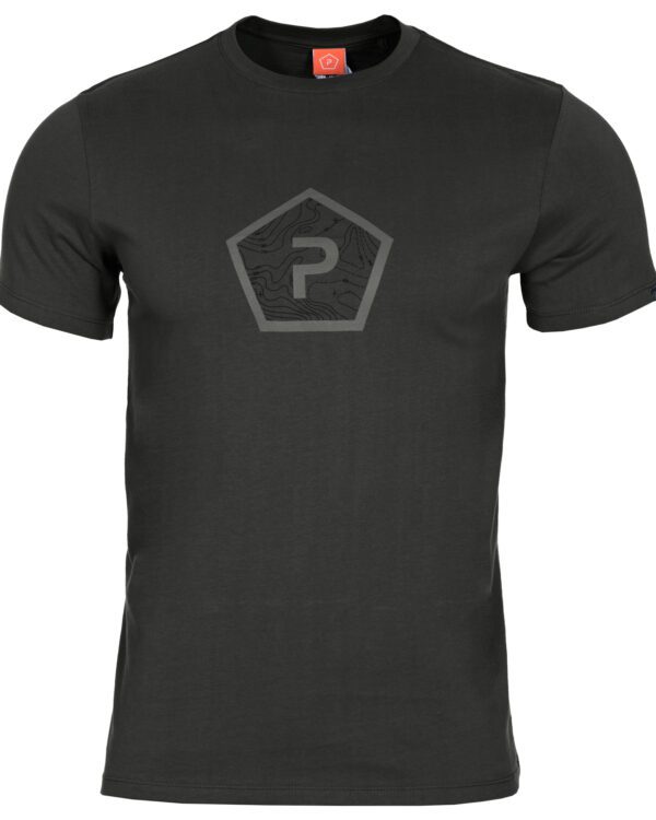 Pentagon tričko Pentagon Shape black XXXL Lehké bavlněné triko s motivem od značky PENTAGON. Triko je z elastického