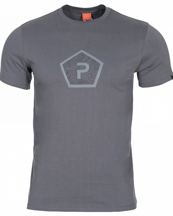 Pentagon tričko Pentagon Shape wolf grey XXXL Lehké bavlněné triko s motivem od značky PENTAGON. Triko je z elastického