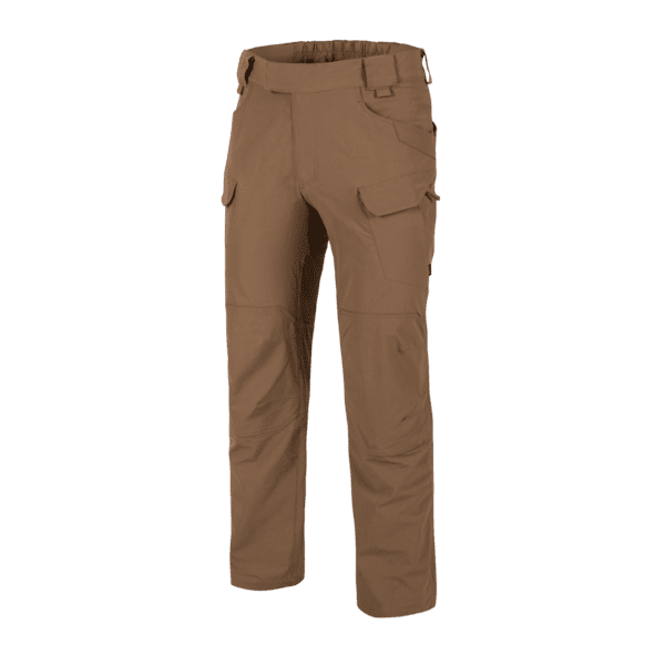 Helikon kalhoty HELIKON OTP VersaStretch mud brown XXL zkratka OTP v názvu kalhot znamená Outdoor Tactical Pants a poukazuje na jejich určení – outdoorové taktické kalhoty. OTP kalhoty vycházejí z konceptu UTP od Helikon-Tex