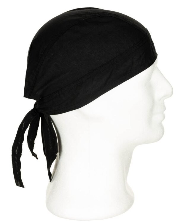 MFH šátek pirát černý šátek pirát černý univerzální velikost zavazování vzadu materiál: 100% bavlna