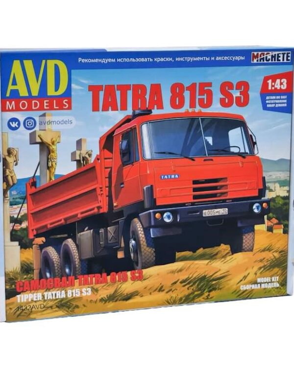 model Tatra 815 S3 stavebnice AVD Modelářská stavebnice modelu Tatra 815 S3 Sklápěč