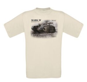 tričko NW Mark IV XXL Mark IV jeden z nejznámějších a nejvíce vyrobených tanků I. světové války
