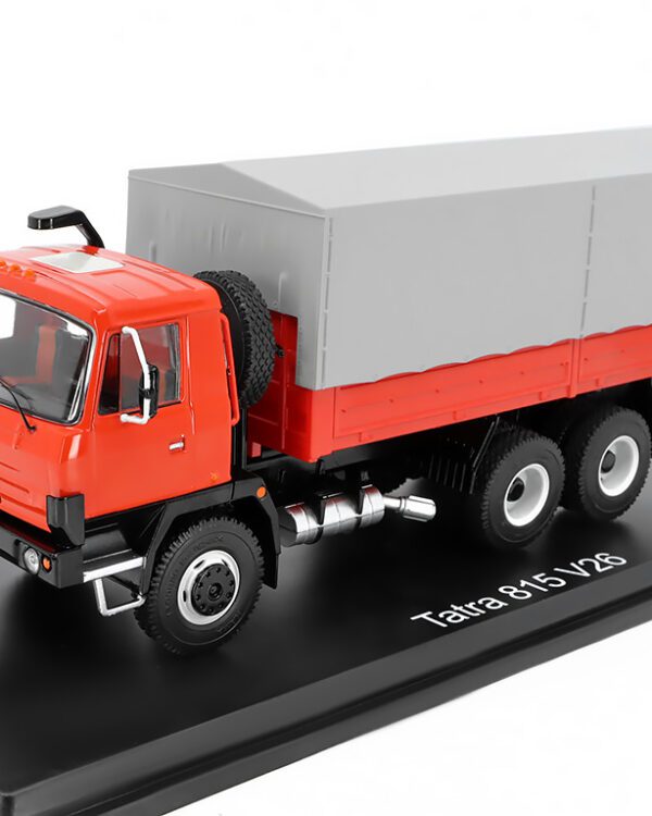 model Tatra 815 valník s plachtou červená SSM Sběratelský kovový model nákladního vozu Tatra 815 V26 Valník s plachtou