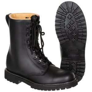 MFH boty bojové kožené 44 boty bojové kožené   boty bojové kožené vojenské bojové (combat) vysoké boty jsou celokožené s koženou výplní a gumovou podrážkou velmi kvalitní zpracování nové zboží
