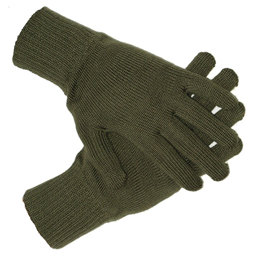 Originál AČR rukavice pletené oliva originální klasické prstové rukavice používané v armádě ČSLA a AČR složení 20% vlna / 75%polyakrylonitril / 5% elastan univerzální velikost