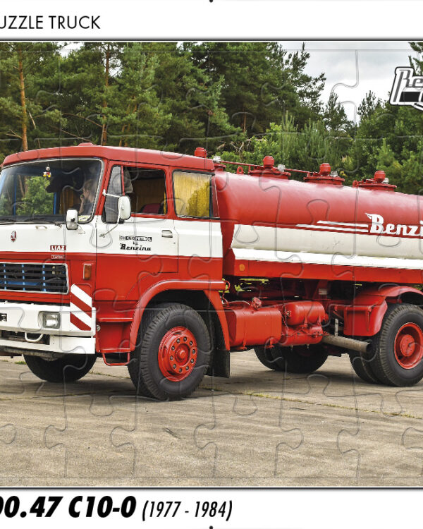 puzzle Truck Liaz 100.47 C10-0 (1977-1984)-40 dílků Rozměry deskového puzzle: 37 cm x 29 cm Materiál: originál puzzle lepenka o síle 2 mm Rozměry balení:37 cm x 29 cm Rozměry jednotlivých dílků: cca 4 x 5 cm Počet dílků:40 Nevhodné pro děti do 3 let!!!   Sběratelská série EDICE RETRO-AUTA -TRUCK. Puzzle z této edice jsou nejen ideálním dárkem pro všechny automobilové nadšence