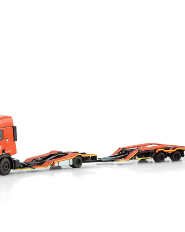 WSI Models model Renault T Evo 4x2 Truck Transporter De Rooy kovový sběratelský model v měřítku 1:50 výrobce WSI models