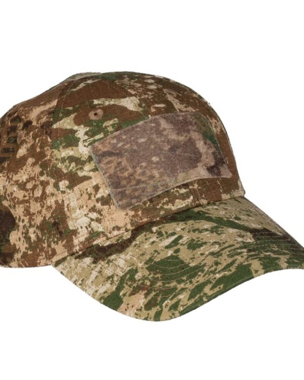 Mil-Tec čepice tactical baseball WASP/Z2 MIL-TEC® čepice TACTICAL rip-stop baseball WASP Z2  Universální taktická šestipanelová čepice také známá jako OPERATOR. V barevném provedení WASP Z2.   velcro panely pro umístění nášivek na suchém zipu rozměry VELCRO panelů: přední 5x9