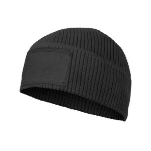 Helikon čepice Range fleece black S/M Čepice BEANIE patří do řady RANGE od známé značky Helikon-Tex. Je vhodná do chladnějšího počasí a ocení ji především střelci a myslivci ve výkonu služby. Na výrobu byl použit lehký