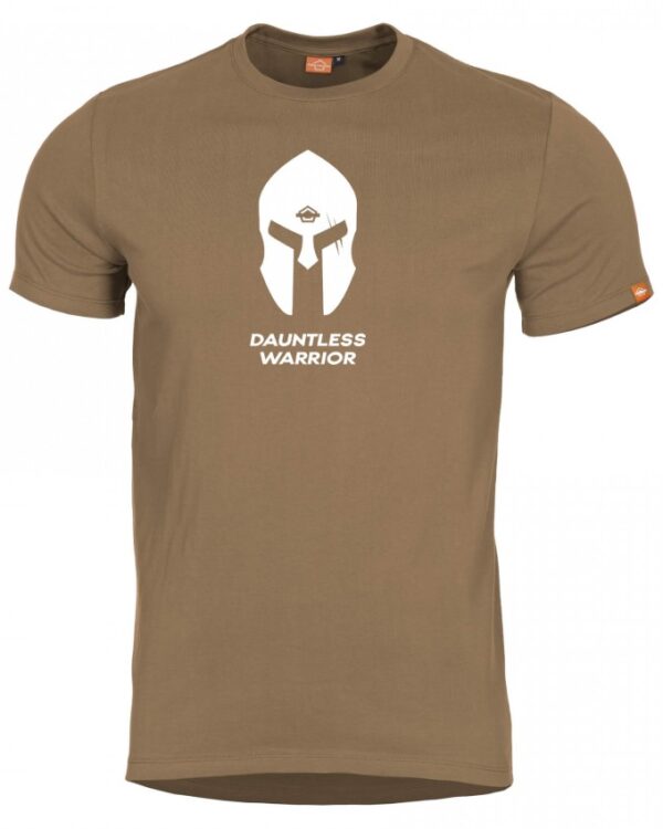 Pentagon tričko pánské Pentagon Spartan Helmet coyote XXXL triko je vyrobeno z vysoce kvalitní bavlny ring spun